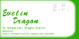 evelin dragon business card